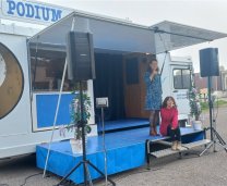 Sonorisation avec le car-podium